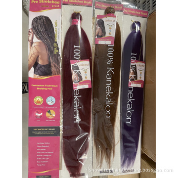 Julianna Wholesale Vendors 3 Tone 26 Inch Synthetic Extensions Expressions Pre Stretched Braiding Hair Ez Braid